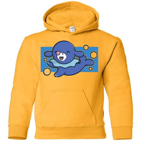 Sweatshirts Gold / YS Super Cute Starter Popplio Youth Hoodie