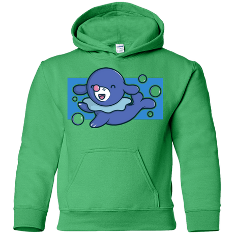 Sweatshirts Irish Green / YS Super Cute Starter Popplio Youth Hoodie