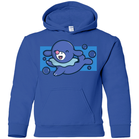 Sweatshirts Royal / YS Super Cute Starter Popplio Youth Hoodie