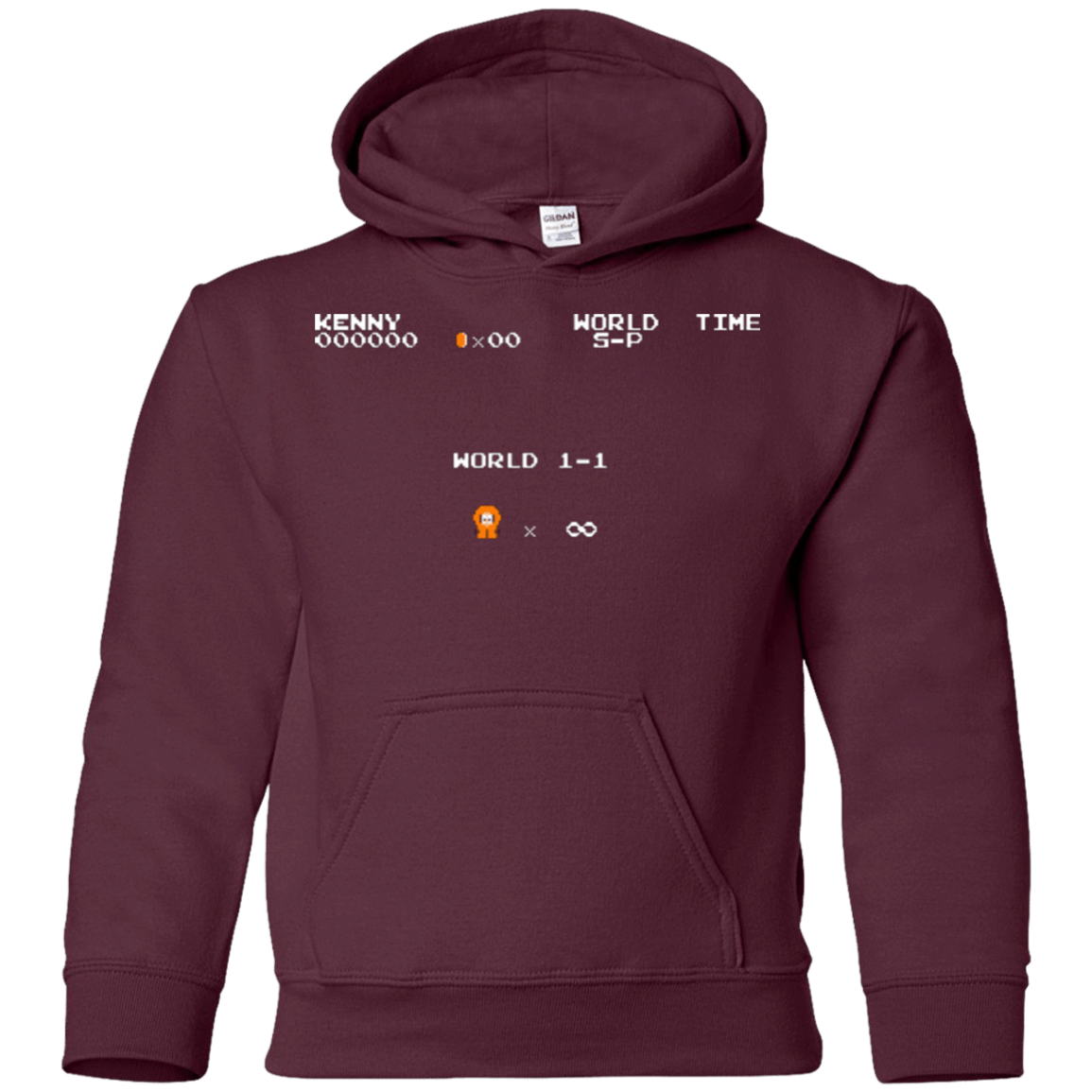 Sweatshirts Maroon / YS Super Dead Bros Youth Hoodie