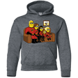 Sweatshirts Dark Heather / YS Super Family Youth Hoodie