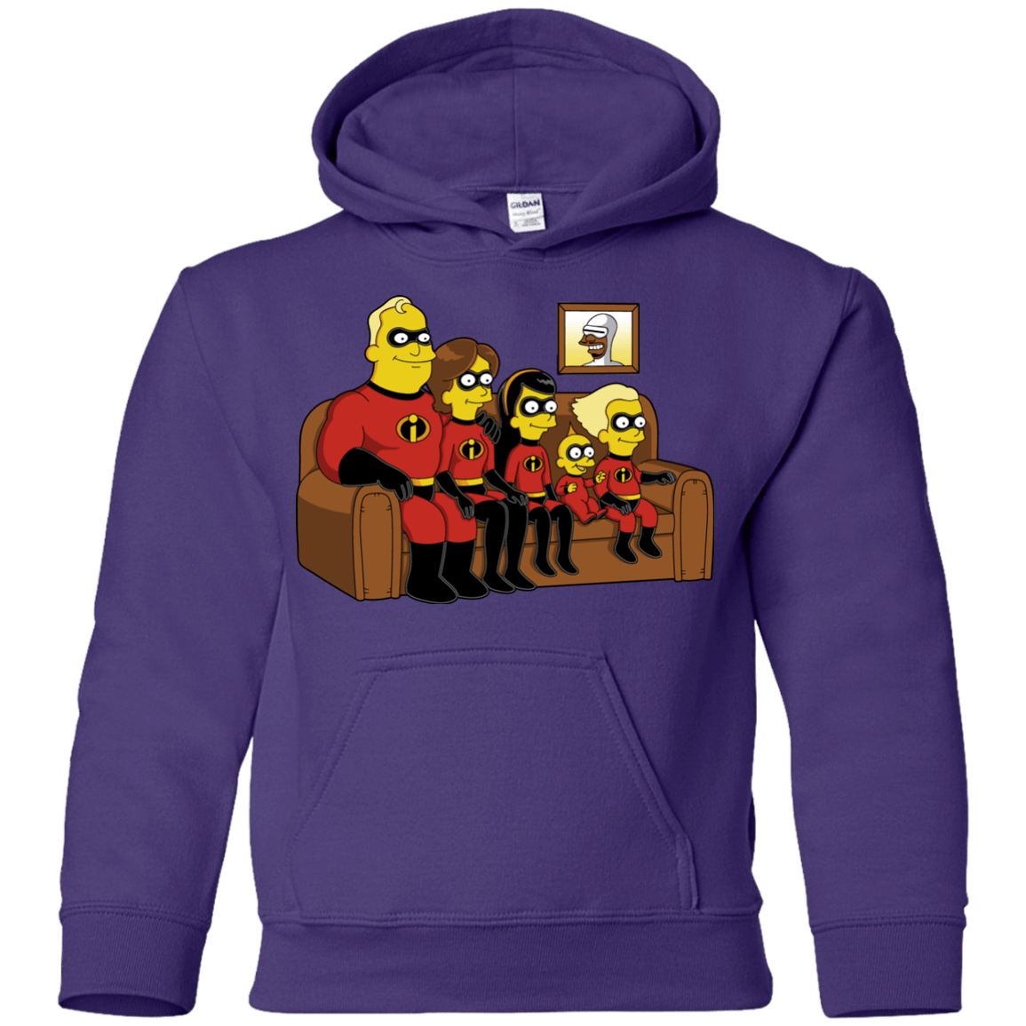 Sweatshirts Purple / YS Super Family Youth Hoodie
