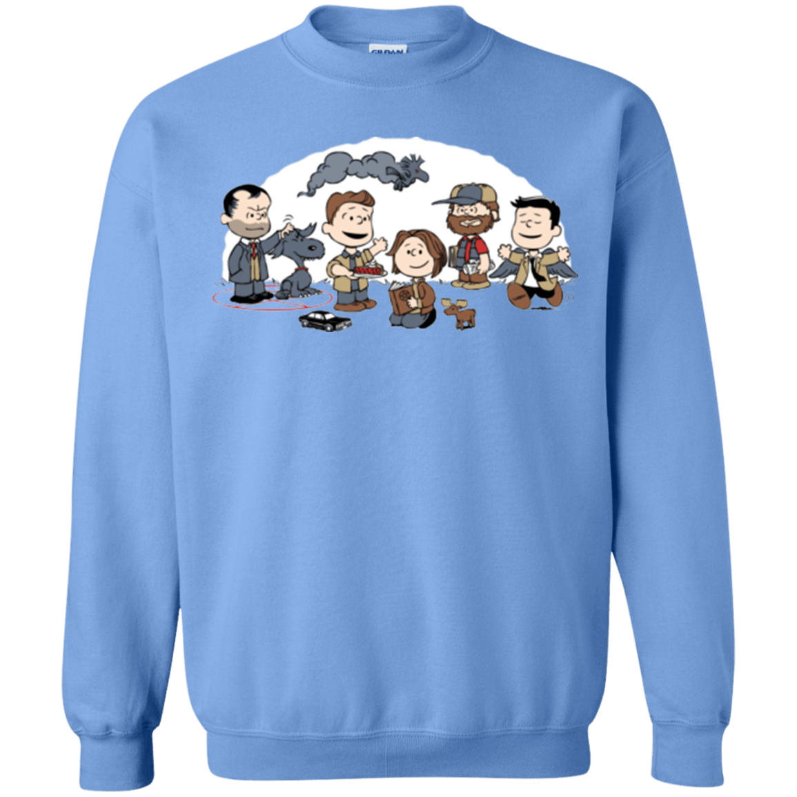 Sweatshirts Carolina Blue / Small Super Nutural Crewneck Sweatshirt