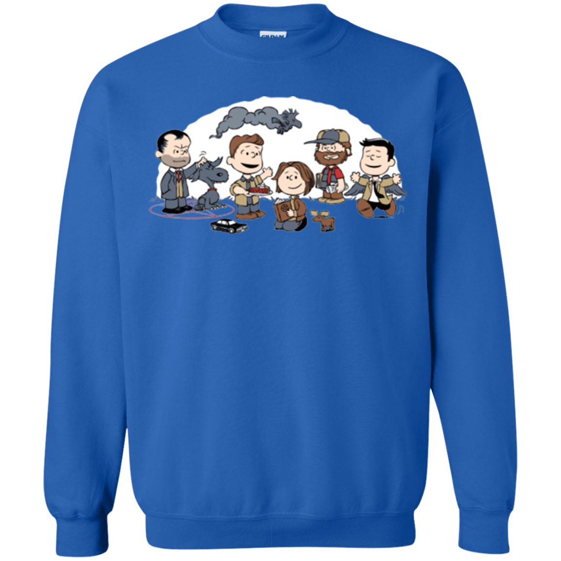 Sweatshirts Royal / Small Super Nutural Crewneck Sweatshirt