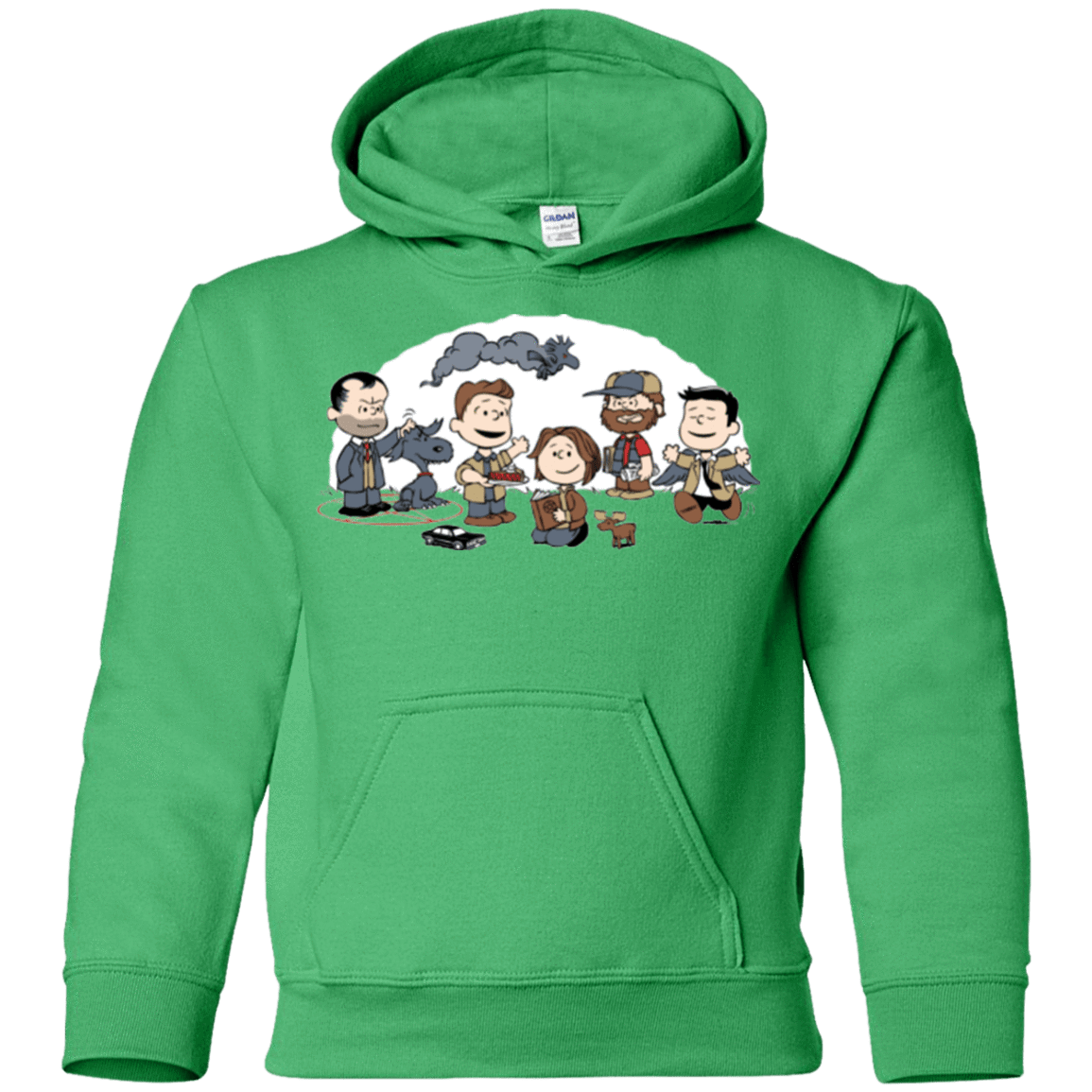 Sweatshirts Irish Green / YS Super Nutural Youth Hoodie