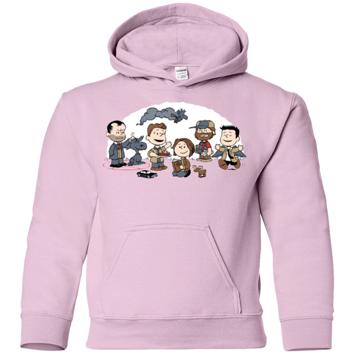 Sweatshirts Light Pink / YS Super Nutural Youth Hoodie