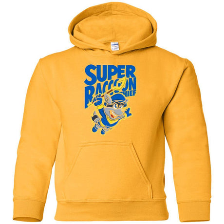 Sweatshirts Gold / YS Super Racoon Thief Youth Hoodie