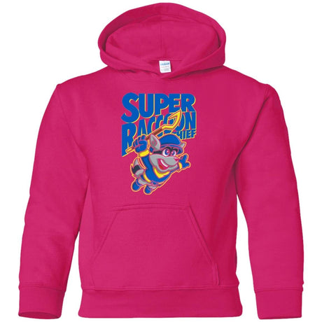 Sweatshirts Heliconia / YS Super Racoon Thief Youth Hoodie