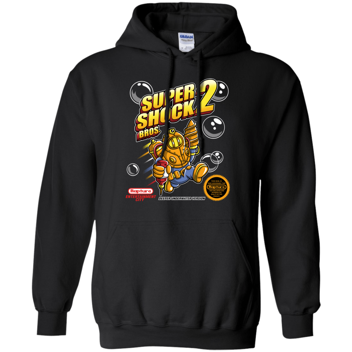 Sweatshirts Black / Small Super Shock Bros 2 Pullover Hoodie