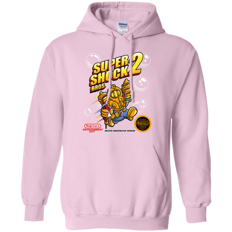 Sweatshirts Light Pink / Small Super Shock Bros 2 Pullover Hoodie