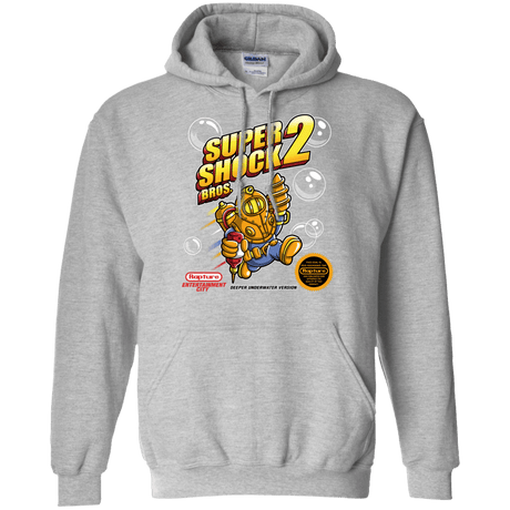 Sweatshirts Sport Grey / Small Super Shock Bros 2 Pullover Hoodie