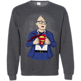 Sweatshirts Dark Heather / S Super Sloth Crewneck Sweatshirt