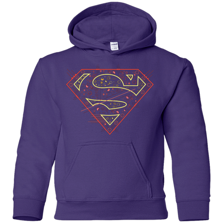 Sweatshirts Purple / YS Super Tech Youth Hoodie