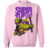 Sweatshirts Light Pink / Small Super Turtle Bros Donnie Crewneck Sweatshirt