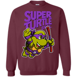 Sweatshirts Maroon / Small Super Turtle Bros Donnie Crewneck Sweatshirt