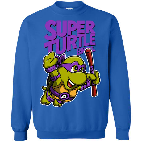 Sweatshirts Royal / Small Super Turtle Bros Donnie Crewneck Sweatshirt
