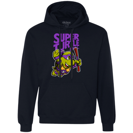 Sweatshirts Navy / Small Super Turtle Bros Donnie Premium Fleece Hoodie