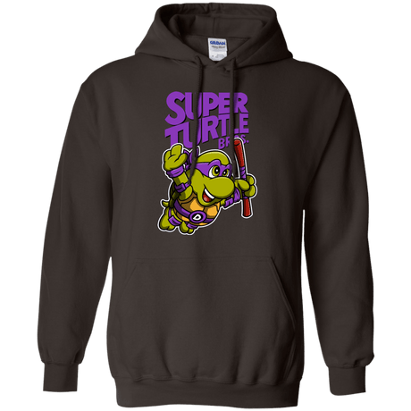 Sweatshirts Dark Chocolate / Small Super Turtle Bros Donnie Pullover Hoodie