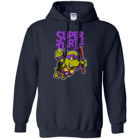 Sweatshirts Navy / Small Super Turtle Bros Donnie Pullover Hoodie