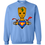 Sweatshirts Carolina Blue / Small Supergroot Crewneck Sweatshirt