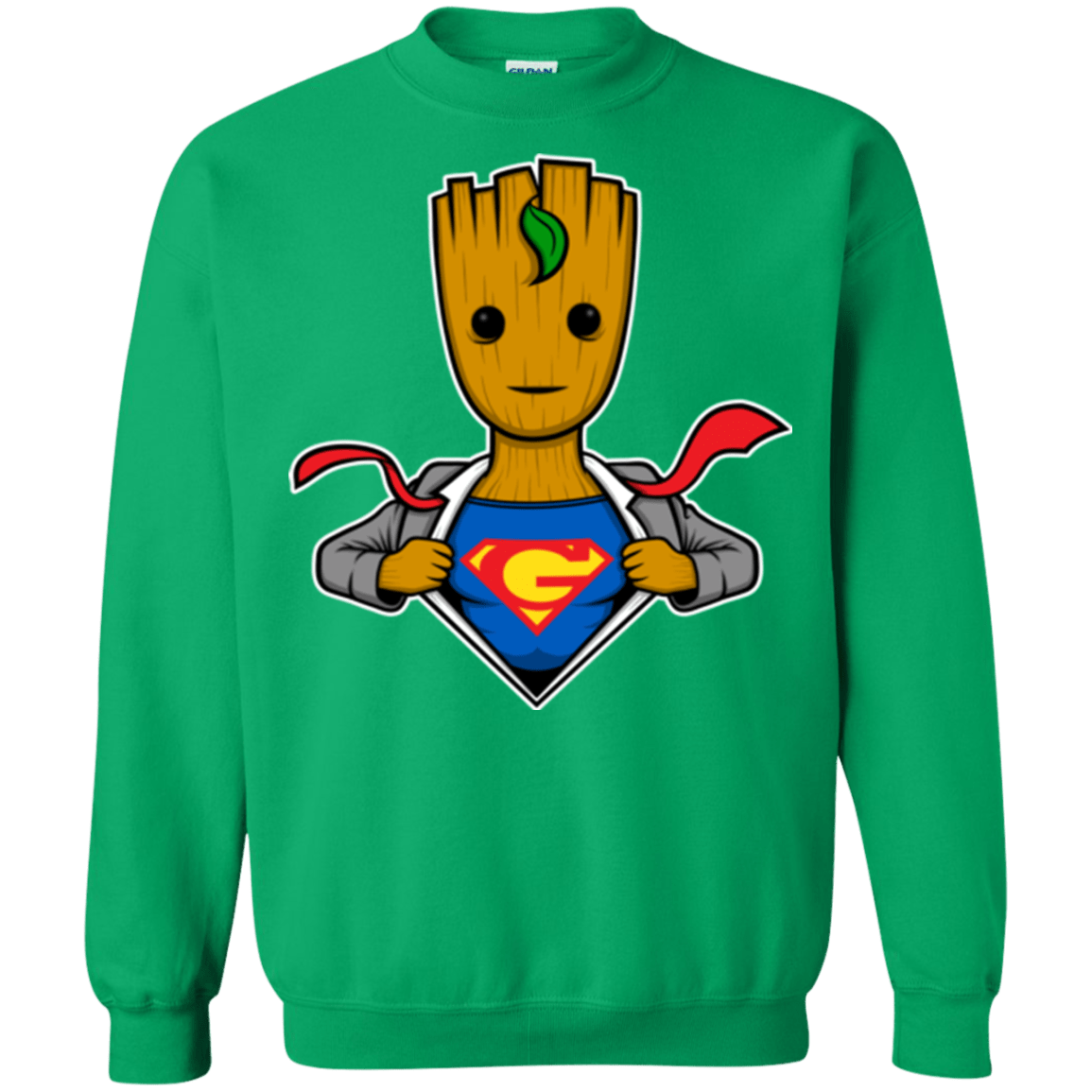 Sweatshirts Irish Green / Small Supergroot Crewneck Sweatshirt