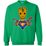 Sweatshirts Irish Green / Small Supergroot Crewneck Sweatshirt