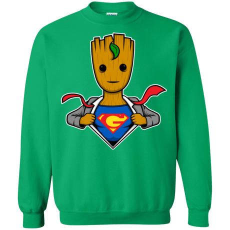 Sweatshirts Irish Green / Small Supergroot Crewneck Sweatshirt