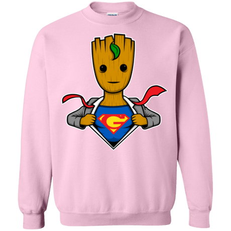 Sweatshirts Light Pink / Small Supergroot Crewneck Sweatshirt