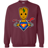 Sweatshirts Maroon / Small Supergroot Crewneck Sweatshirt