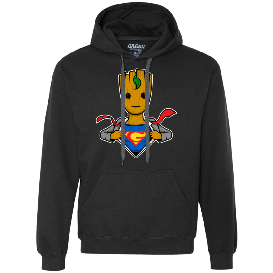 Sweatshirts Black / Small Supergroot Premium Fleece Hoodie