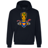 Sweatshirts Navy / Small Supergroot Premium Fleece Hoodie
