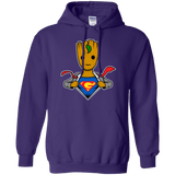 Sweatshirts Purple / Small Supergroot Pullover Hoodie