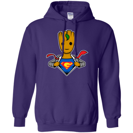 Sweatshirts Purple / Small Supergroot Pullover Hoodie