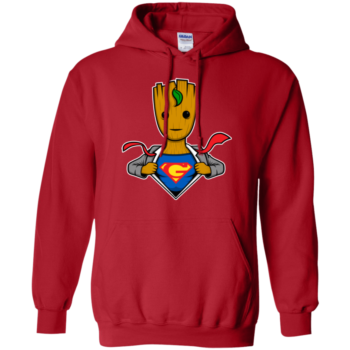 Sweatshirts Red / Small Supergroot Pullover Hoodie