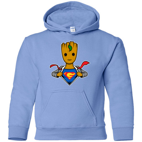 Sweatshirts Carolina Blue / YS Supergroot Youth Hoodie