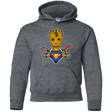 Sweatshirts Dark Heather / YS Supergroot Youth Hoodie