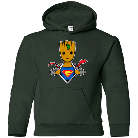 Sweatshirts Forest Green / YS Supergroot Youth Hoodie