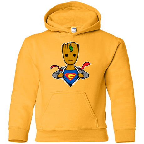 Sweatshirts Gold / YS Supergroot Youth Hoodie