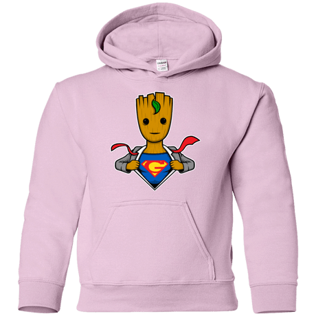 Sweatshirts Light Pink / YS Supergroot Youth Hoodie