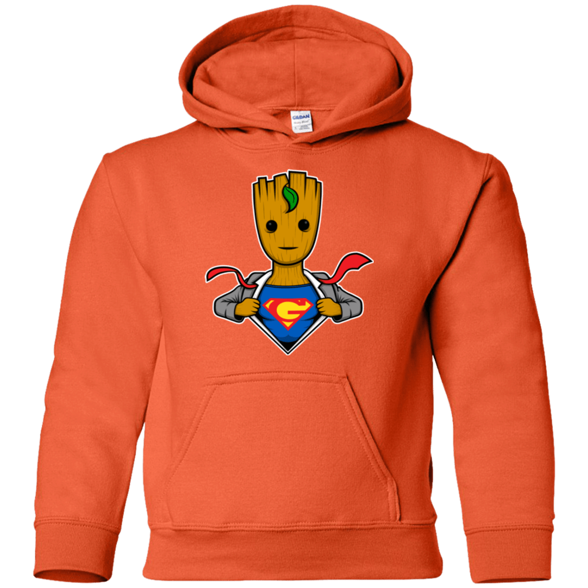 Sweatshirts Orange / YS Supergroot Youth Hoodie