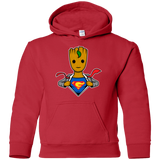 Sweatshirts Red / YS Supergroot Youth Hoodie