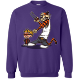 Sweatshirts Purple / S Superhero Team Crewneck Sweatshirt