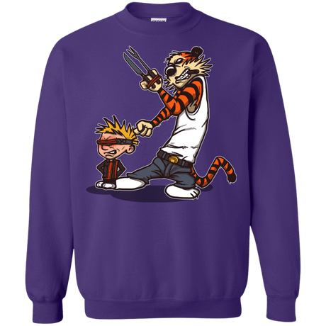 Sweatshirts Purple / S Superhero Team Crewneck Sweatshirt