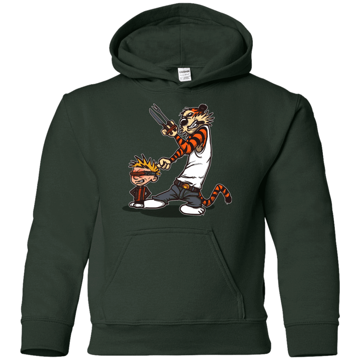 Sweatshirts Forest Green / YS Superhero Team Youth Hoodie