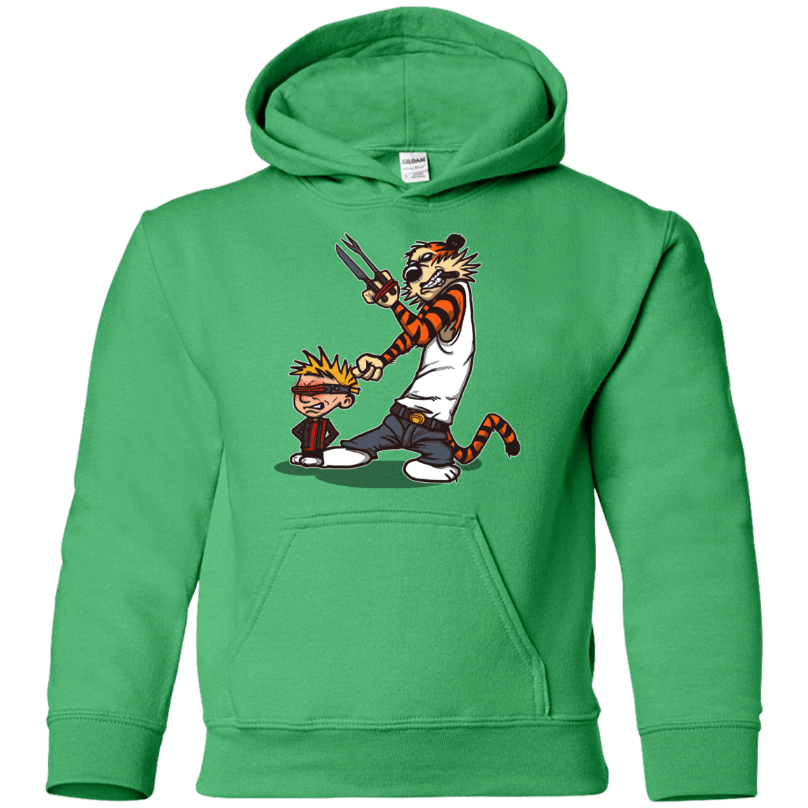 Sweatshirts Irish Green / YS Superhero Team Youth Hoodie