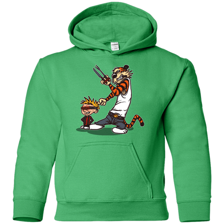 Sweatshirts Irish Green / YS Superhero Team Youth Hoodie