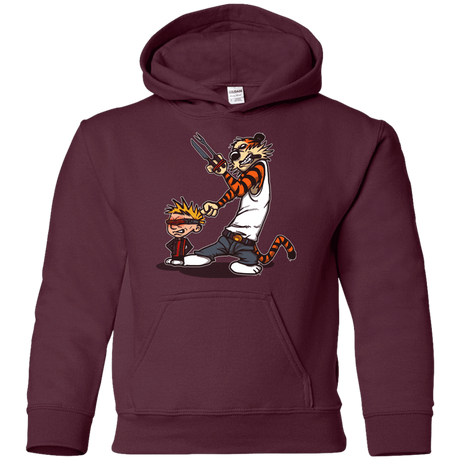 Sweatshirts Maroon / YS Superhero Team Youth Hoodie