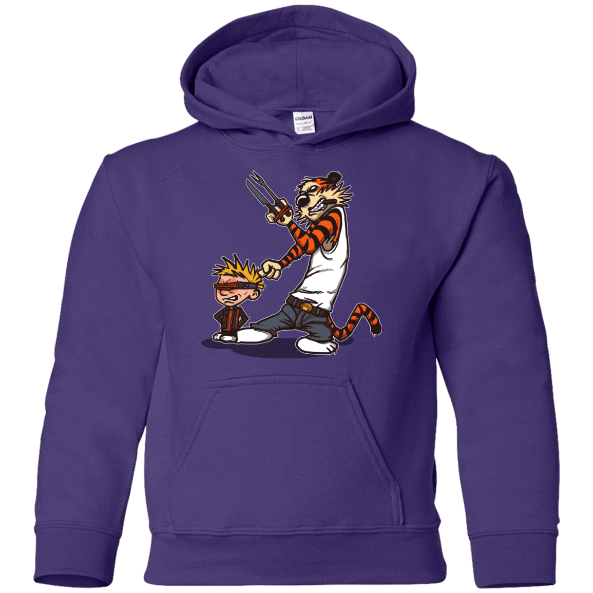 Sweatshirts Purple / YS Superhero Team Youth Hoodie