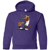 Sweatshirts Purple / YS Superhero Team Youth Hoodie