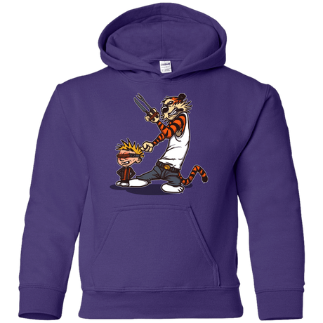 Sweatshirts Purple / YS Superhero Team Youth Hoodie